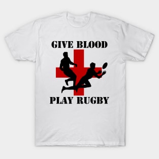 Give Blood Play Rugby T-Shirt